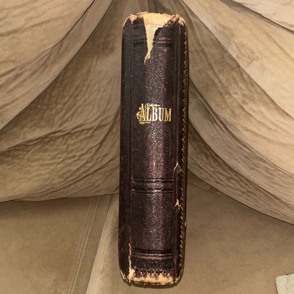 Photo Album from the Victorian Era.
